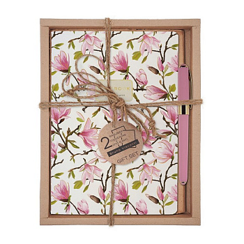 Набор подарочный BrunoVisconti "FLORA.Цветы.Фантазия" (ДВЕ ТЕТРАДИ В КЛ.+ РУЧКА)