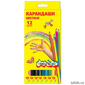 Набор карандашей  12 цв. Каляка-Маляка