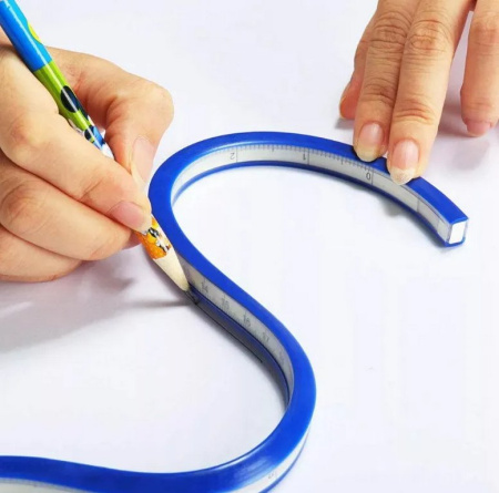 Линейка-лекало гибкое для рукоделия deVENTE 60 см