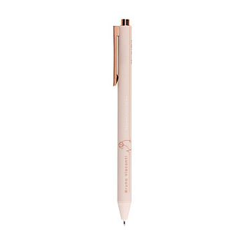 Ручка шариковая авт. Bruno Visconti "Total Beige"  0,38мм синяя (ст.108мм, лин.0,36) игольч.