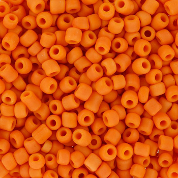 Бисер круглый d=2 мм., 10гр/уп., цв. оранжевый