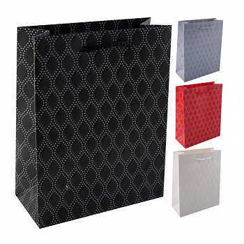 Пакет бумажный 18*23см матовый "Blockst" (ассорти)