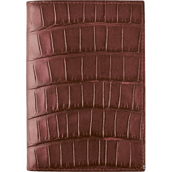 Обложка для паспорта deVENTE "Wild" кожзам 10*14,7см, темно-коричневая