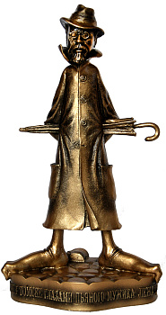 Статуэтка сувенирная "А.П. Чехов" 19см (искусств. камень)