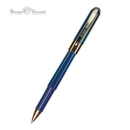 Ручка шариковая Bruno Visconti "Monaco Pearl" 0,5мм синяя (темно-синий корпус)