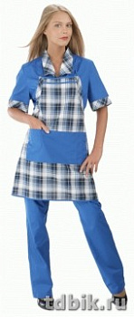 Спецодежда Униформа "Кантри" р-р 60-62/170-176, цвет васильковый
