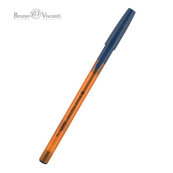Ручка шариковая BV GripWrite "Summer" резин. упор 0,7мм синяя (линия 0,5мм) одноразовая