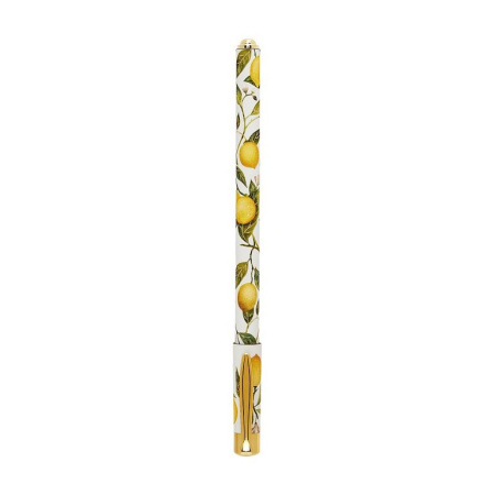 Ручка шариковая с рис. Bruno Visconti "Flora Fruits" 0,38мм синяя (стерж.138мм, линия 0,36мм) игольч