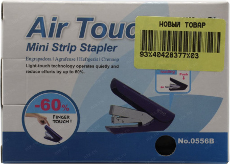 Степлер 24/6 до 40л KW-trio Half strip Air touch ( экономия усилий до 60 %) с антистеп. черный