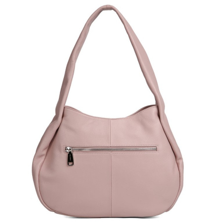 Сумка женская FABRETTI 34х24х14 см, нат. кожа, розовый