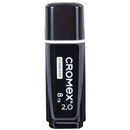 Флеш-диск  8Gb  CROMEX Standard USB 2.0, черный