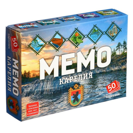 Игра настольная  Мемо "Карелия" (5+) Нескучные игры