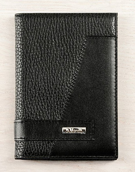Бумажник водителя D.Morelli "Бруклин" с отделен. для купюр, нат. кожа, черный