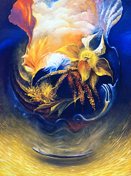 Постер на холсте 45*60см, Игорь Попков "Букет"