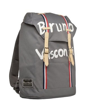 Рюкзак молодежный мужской Bruno Visconti, серый