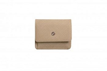 Портмоне D.Morelli женское "Одри"  мини, нат.кожа, бежевое