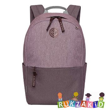 Рюкзак молодежный женский Grizzly 24*38*12 см. пурпурный