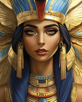 Алмазная мозаика 40*50см "Египетская царица" Феникс+