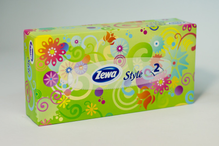 Салфетки косметические 100 шт/уп 2-слойные, Zewa/Zemma