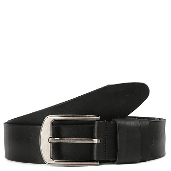 Ремень LEO VENTONI мужской, 40 мм, натуральная кожа, размер 130, черный