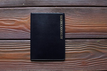 Бумажник водителя Форсаж твердый флекс., синий