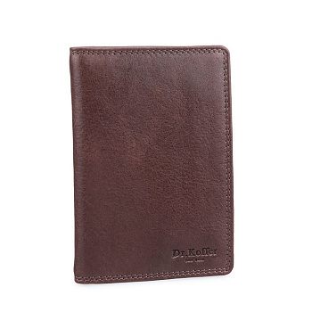 Обложка для автодокументов Dr.Koffer нат. кожа, коричневый