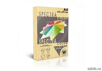 Бумага Spectra Colour 80 А4, 110 100 лист/уп, пастель кремовый