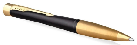 Ручка шариковая Parker Urban Core  Muted Black GT M, синяя