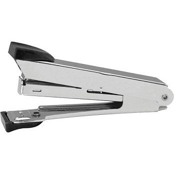 Степлер № 10 до 15л металлический, Attomex, черный с антистеплером