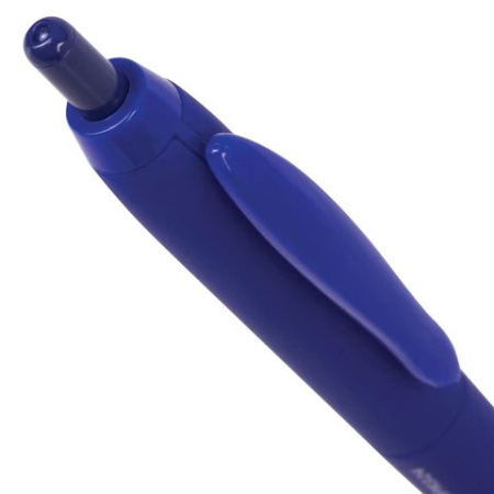 Ручка шариковая авт. BRAUBERG "Sky Blue" 0,7мм синяя (ст. 115мм, линия 0,35мм)