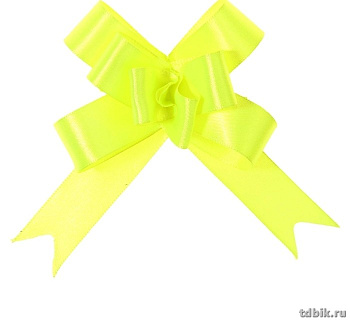 Бант Бабочка 18мм атласный ярко-зеленый