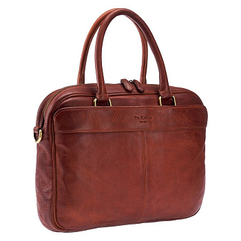 Сумка для документов Dr.Koffer 38*27*6см, нат. кожа, коричневая