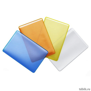 Карман для кредитных карт, проездных, пропусков, прозр-цветн