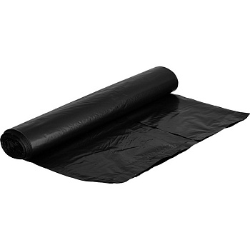 Мешки для мусора 120л. 25 шт/уп (40 мкм) ПВД 70*110 см. черные (планшет) УС