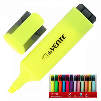 Набор текст-маркеров 12 шт deVENTE (6 неоновых, 6 пастельных)