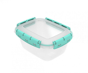 Контейнер пластиковый с крышкой 1,5л 204*162*94 мм