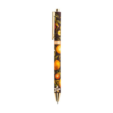 Ручка шариковая авт. Bruno Visconti "Flora Fruits"  0,38мм синяя (ст.108мм, лин.0,36) игольч.