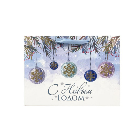 Пакет бумажный НГ 27*20см крафт "Artpaper Wide #1" ЗОЛОТАЯ СКАЗКА, ассорти