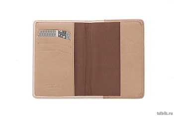 Обложка для паспорта D.Morelli "Alaska" с отделениями для карт нат. кожа