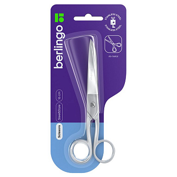 Ножницы 160 мм цельнометаллические Berlingo "Steel&Style"