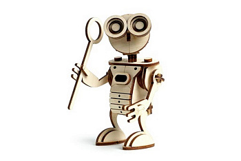 Сборная модель из дерева   71 дет. "Робот Сан" 130*80*60мм