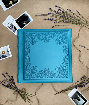 Фотоальбом 200 фото 10*15см "savage garden green. Делюкс" 22*22 см обложка картон, ПП карман