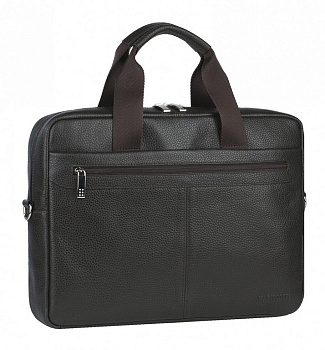 Сумка мужская Franchesco Mariscotti 36*28*7см натур. кожа Леванта, коричневая