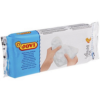 Глина для лепки самозатвердевающая 1000 гр белая Jovi