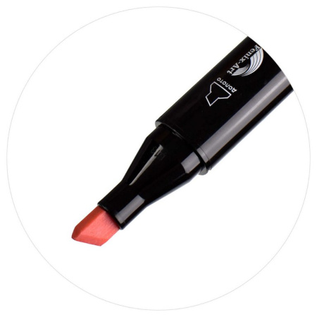 Маркер для скетчинга  12шт/уп Феникс+ ЕХИДНА двусторонние в пласт. пенале