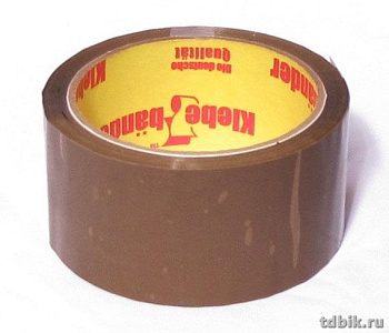 Скотч цветной коричневый 50 мм *120 м, 40 мкм Klebebander