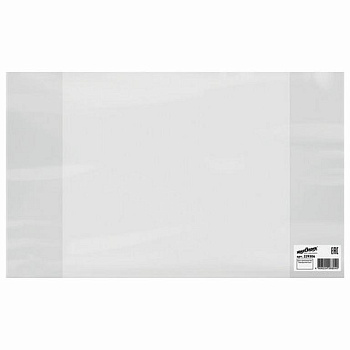 Обложка 210*350мм ПВХ (120мкм) (штрих-код) д/тетрадей и дневников ЮНЛАНДИЯ