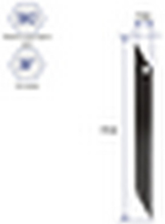 Лезвия запас. для ножей (м) 0,9 см 10 шт/уп Berlingo