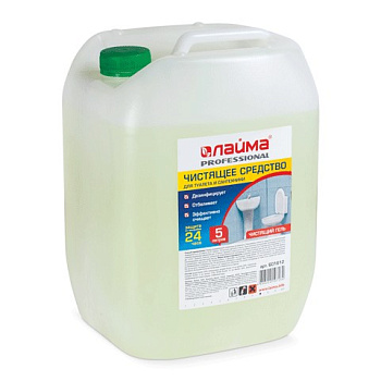 Средство для сантехники ЛАЙМА PROFESSIONAL с отбелив. эффектом 5000 мл.