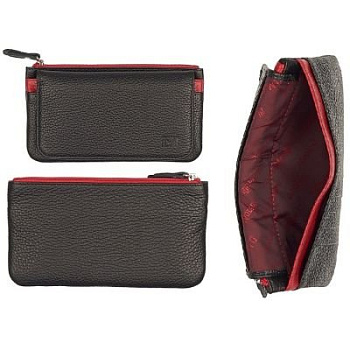 Портмоне D.Morelli женское "Бриенна" среднее, нат. кожа, черное